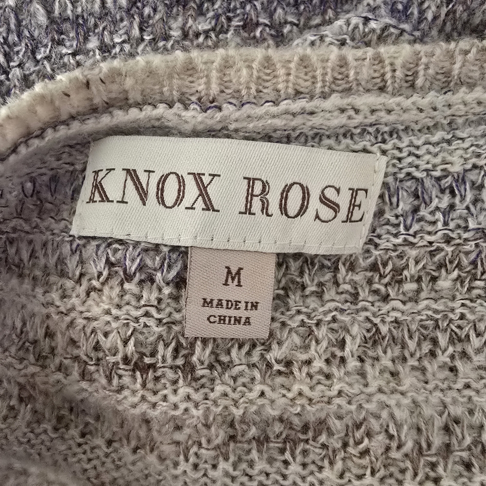 KNOX ROSE V-Neck Asymmetrical Sweater - Picture 3 of 4